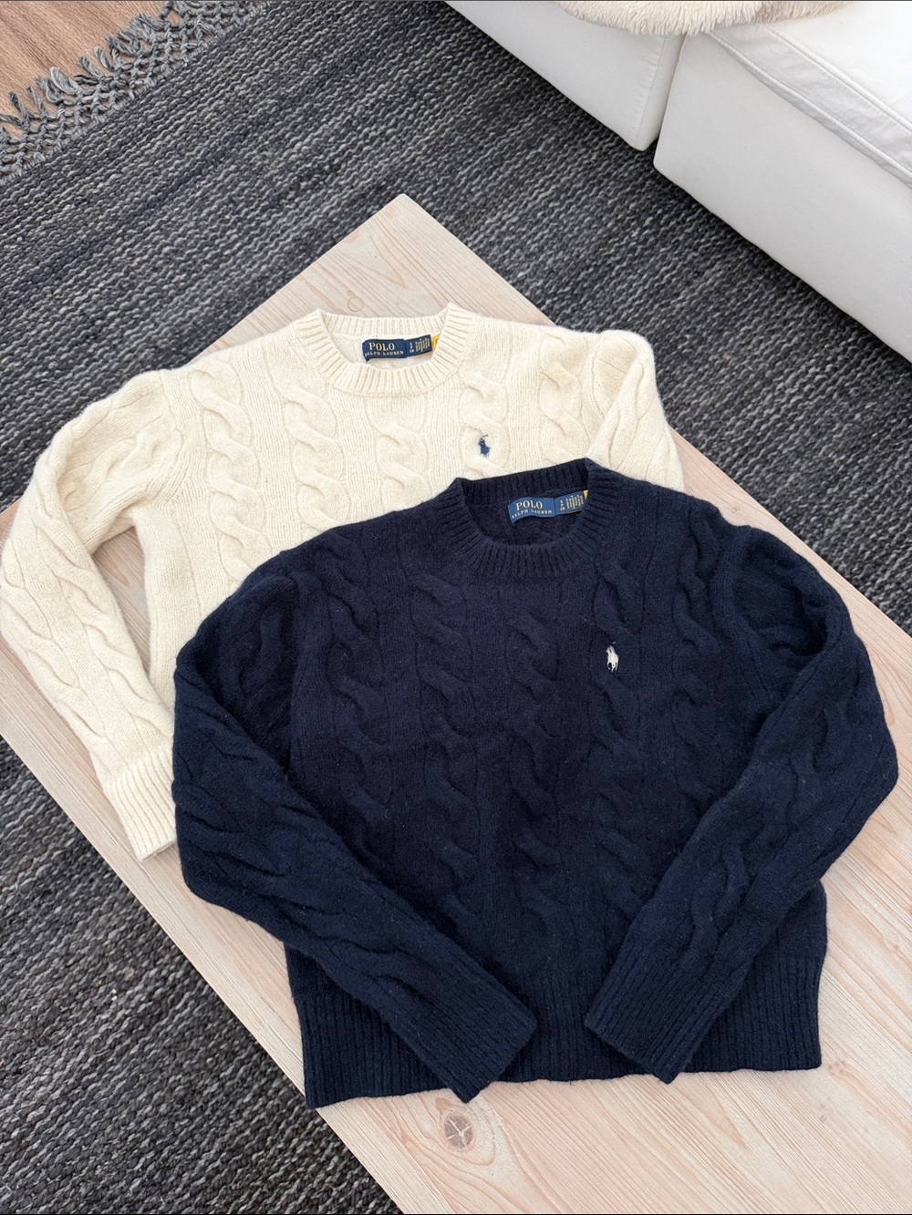 Polo Ralph Lauren Cashmere Blend Sweaters x2 (see description)